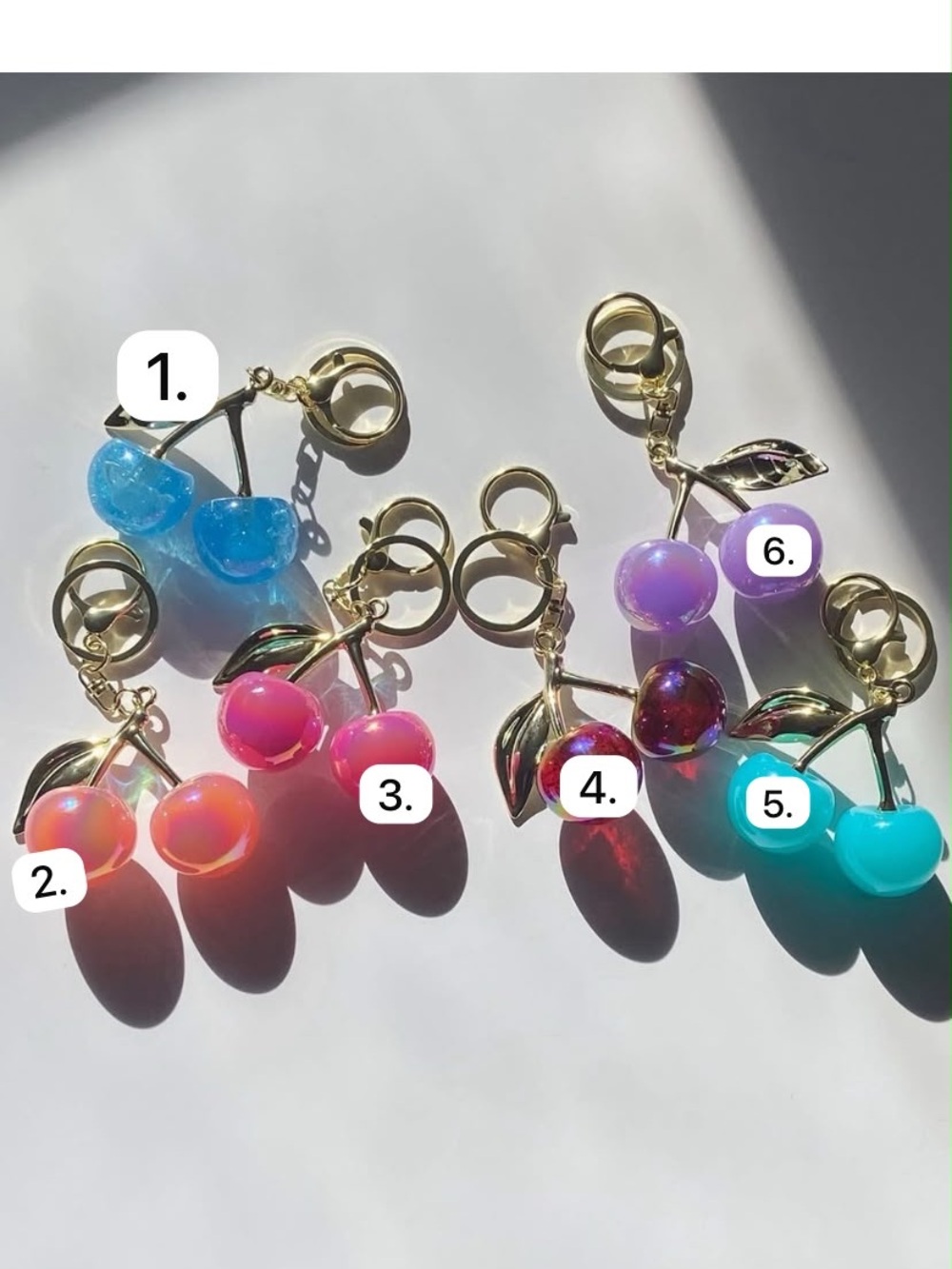 Cherry keychains🍒 $7 each - Picture 4 of 4
